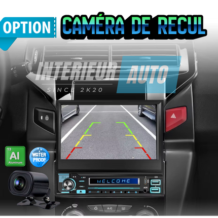 Autoradio Universel 1 Din Sans Fil Ecran Tactile Motorisé 7"