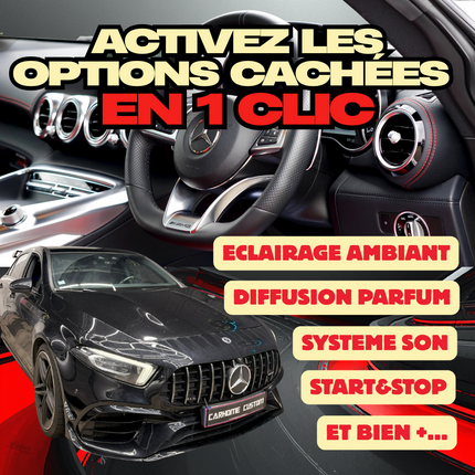 OBD Codage LED Ambiance MERCEDES-BENZ Classe A/B/C/GLC/GLA/GLB/CLA
