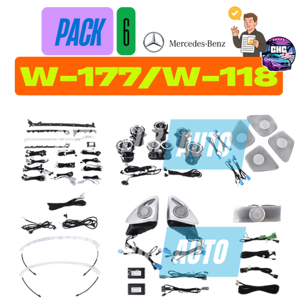 Éclairage Ambiant Mercedes Benz W177 / W118 CLASSE A / CLA