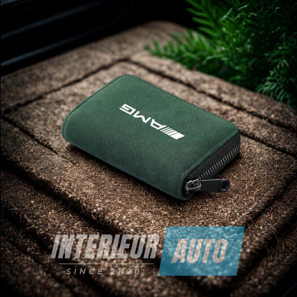 Porte-Cartes Style Mercedes-Benz AMG Accessoire Daim Synthétique
