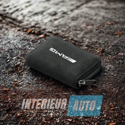 Porte-Cartes Style Mercedes-Benz AMG Accessoire Daim Synthétique